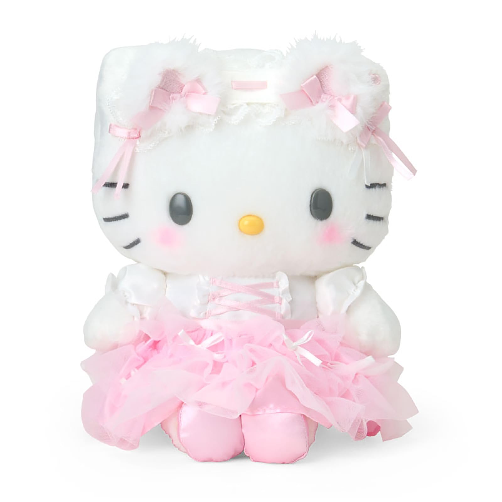 Amazon.co.jp: サンリオ(SANRIO) ぬいぐるみ（白猫バレリーナ） ハロー 
