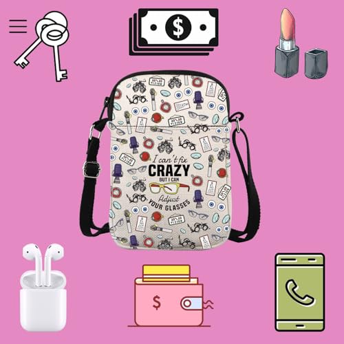 TSOTMO Dispensing Opticians Gift Optometry Gift Eyeglasses Crossbody Bag Knowledge Lovers Gifts3