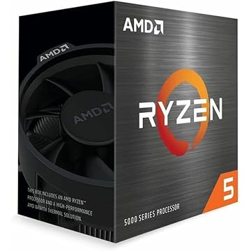 PROCESSADOR AMD RYZEN 5 5600 3.5GHz (TURBO 4.4GHz) 32MB CACHE AM4 100-100000927BOX, Cerâmica cinza