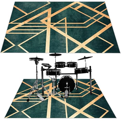 Tapis de batterie insonorisé anti-vibration pour grosse caisse - 3