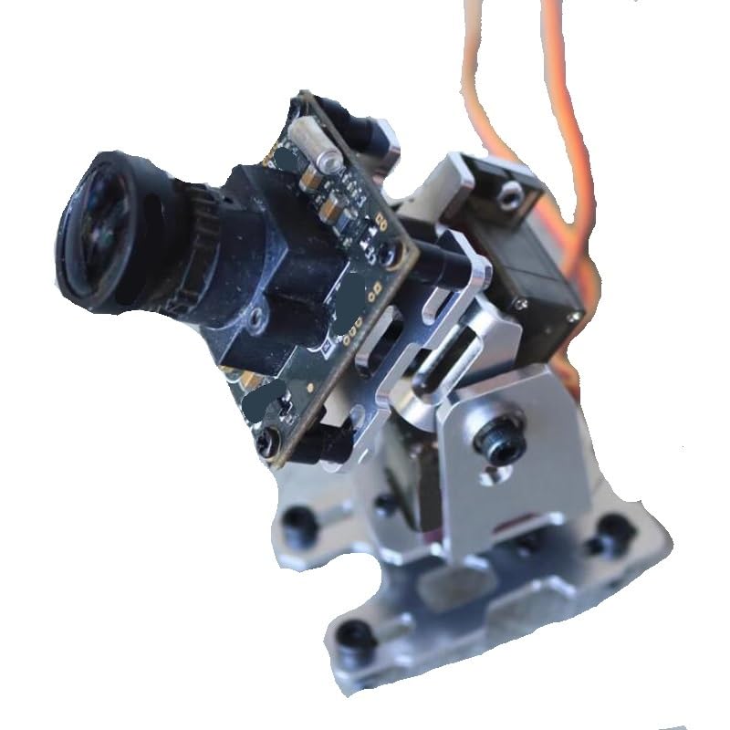 Staffa Cardano Inclinazione Doppio Asse Con 2 Servo DC 4,8‑5V Per Dron