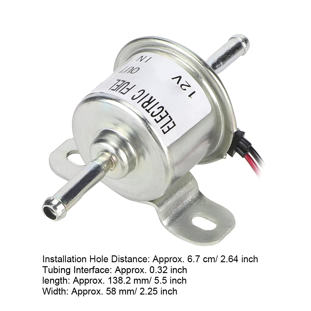 129612-52100 Remplacement De Pompe D'alimentation De Carburant électrique Externe 12V Pour 4TNV88 3TNV88-NHB NHBB 129612-52100