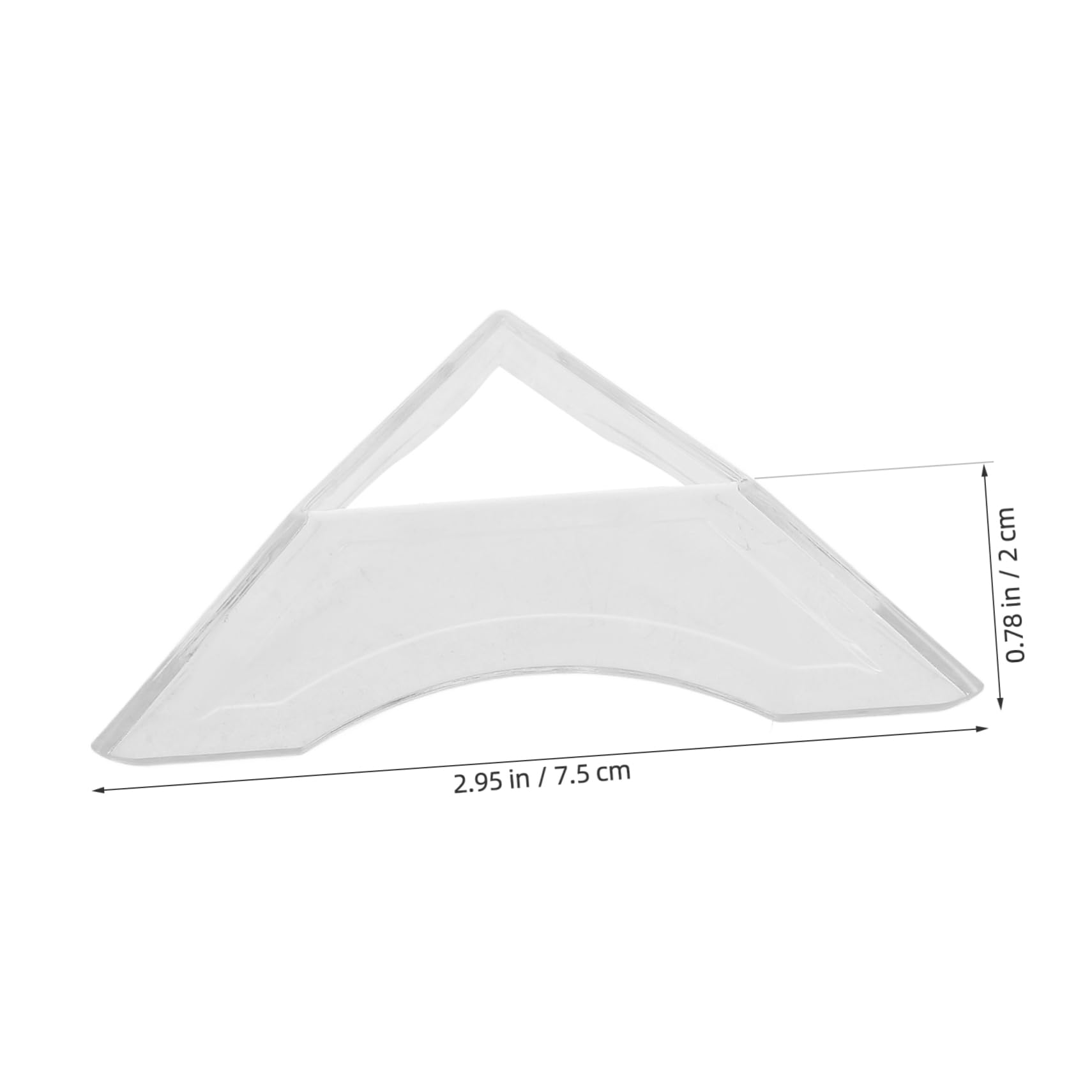 YARNOW 20pcs Transparent Triangle Cube Holders Stable Tripod Base for Puzzle Cube Display Break Resistant Organizer for Desktop Countertop