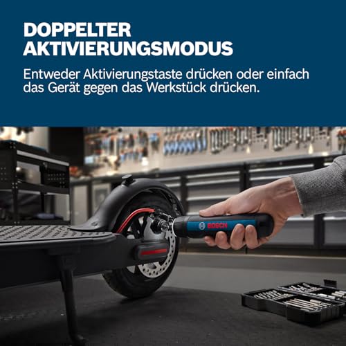Bosch Professional Akkuschrauber Bosch GO 3 (inkl. 8-teiligem Bit-Set, Bitaufnahme, USB-C-Kabel, Mini-Koffer)