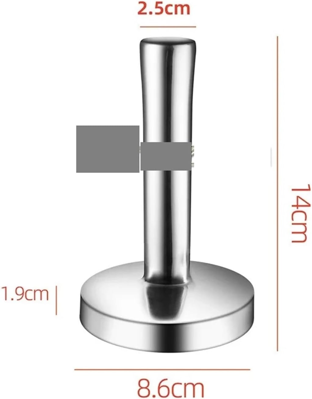 Fit for All-In-One Stainless Steel Meat Hammer - Double Sided Beef Steak Mallet & Chicken Flattener - Antirust Large Round Kitchen Tool
