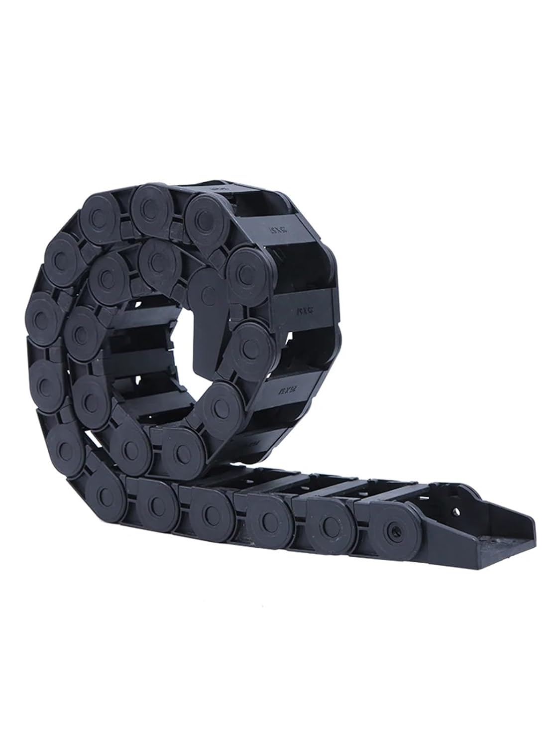 1pcs 1M 5 * 5mm Nylon Machine Towline Cable Chain for Router Non-Opening Semi-Enclosed Enclosed Drag Chain Silent Bridge
