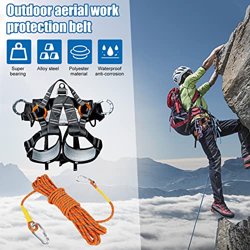 Whxgg Tree Climbing Spikes, Tree Climbing Gear With Protective Belt Adjustable Climbing Spurs Tool Set Alloy Steel Cow Leather Straps Suitable For Logging, Hunting, Climbing & Observation #TOP1