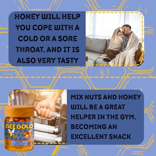 Miel Gourmet con Avellanas Bee Gold 12 oz miniatura 6