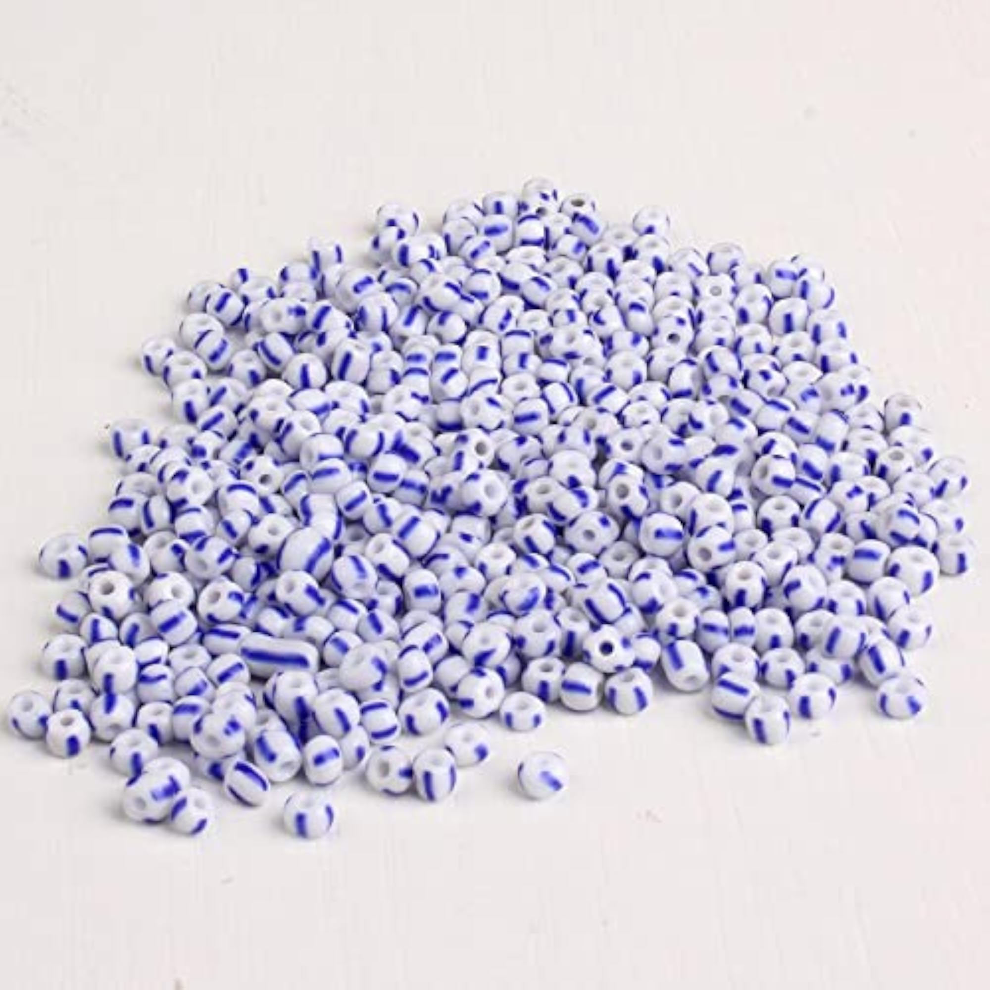 280 Pieces Glass Beads Charms DIY Sweater Chain Jewelry Making