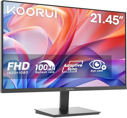 KOORUI 22 Zoll Business Computer Monitor, Desk Monitor