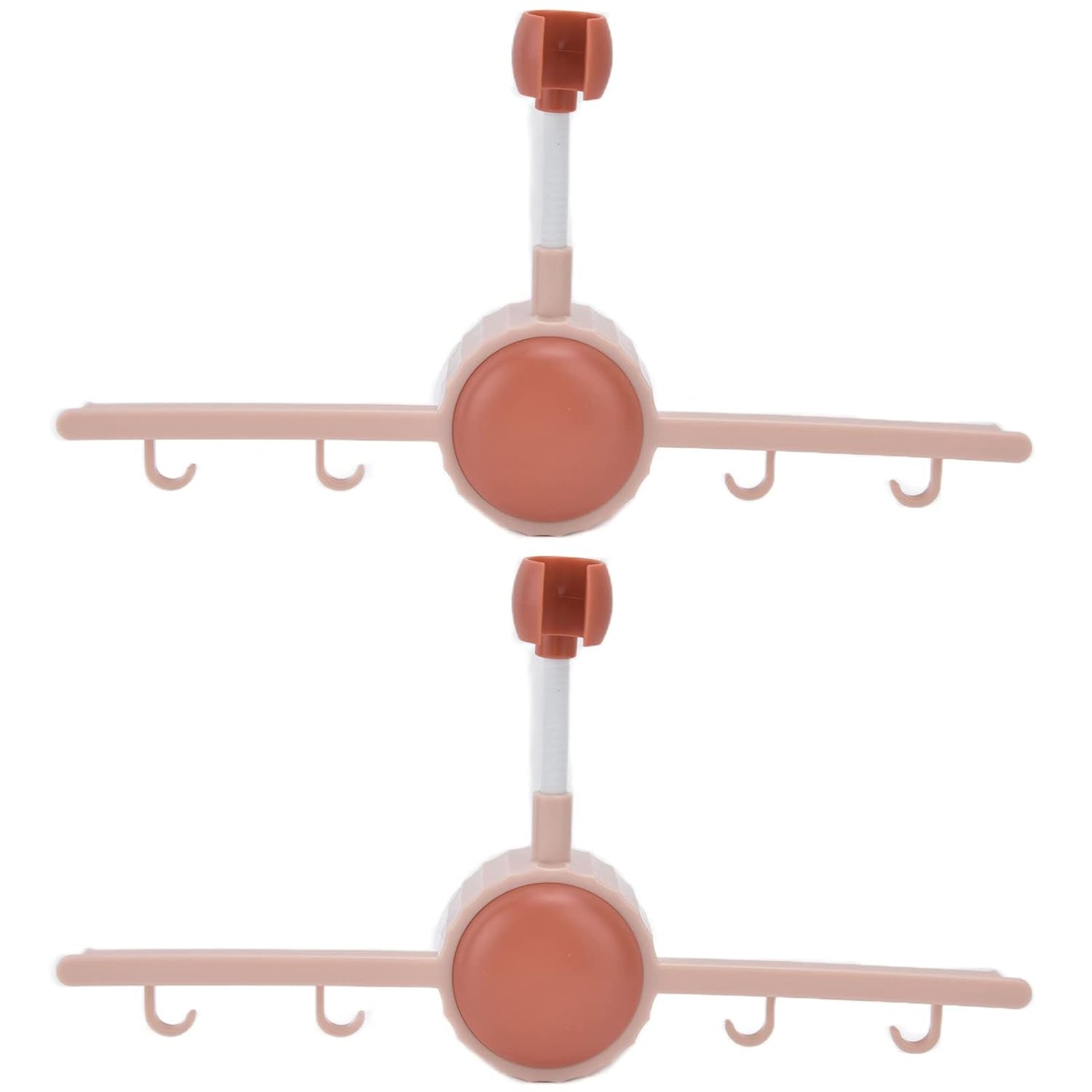 2Pcs Adjustable Waterproof Moistureproof Shower Rack Hanging Shower Head Holder Shower Caddy Tension Pole