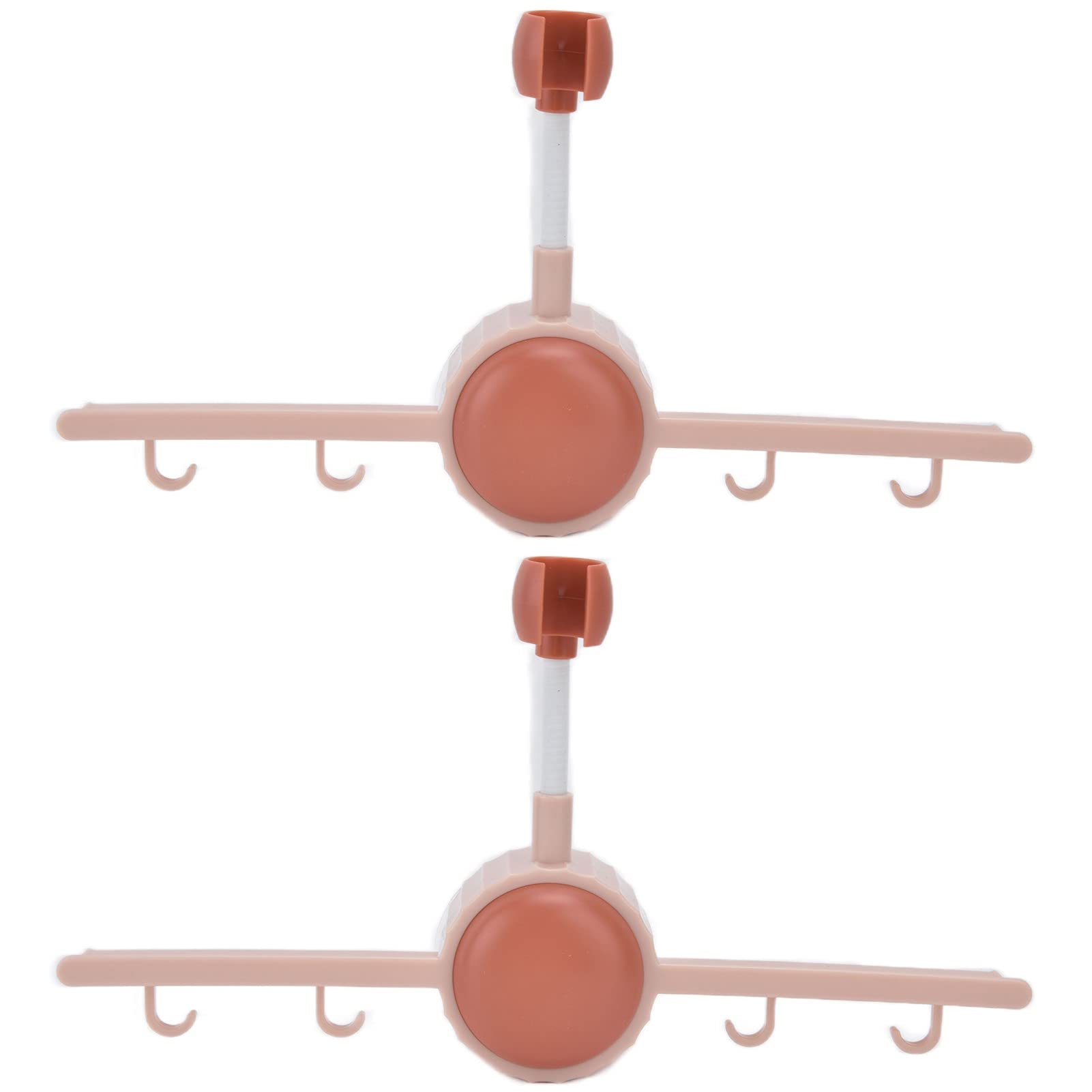 2Pcs Adjustable Waterproof Moistureproof Shower Rack Hanging Shower Head Holder Shower Caddy Tension Pole