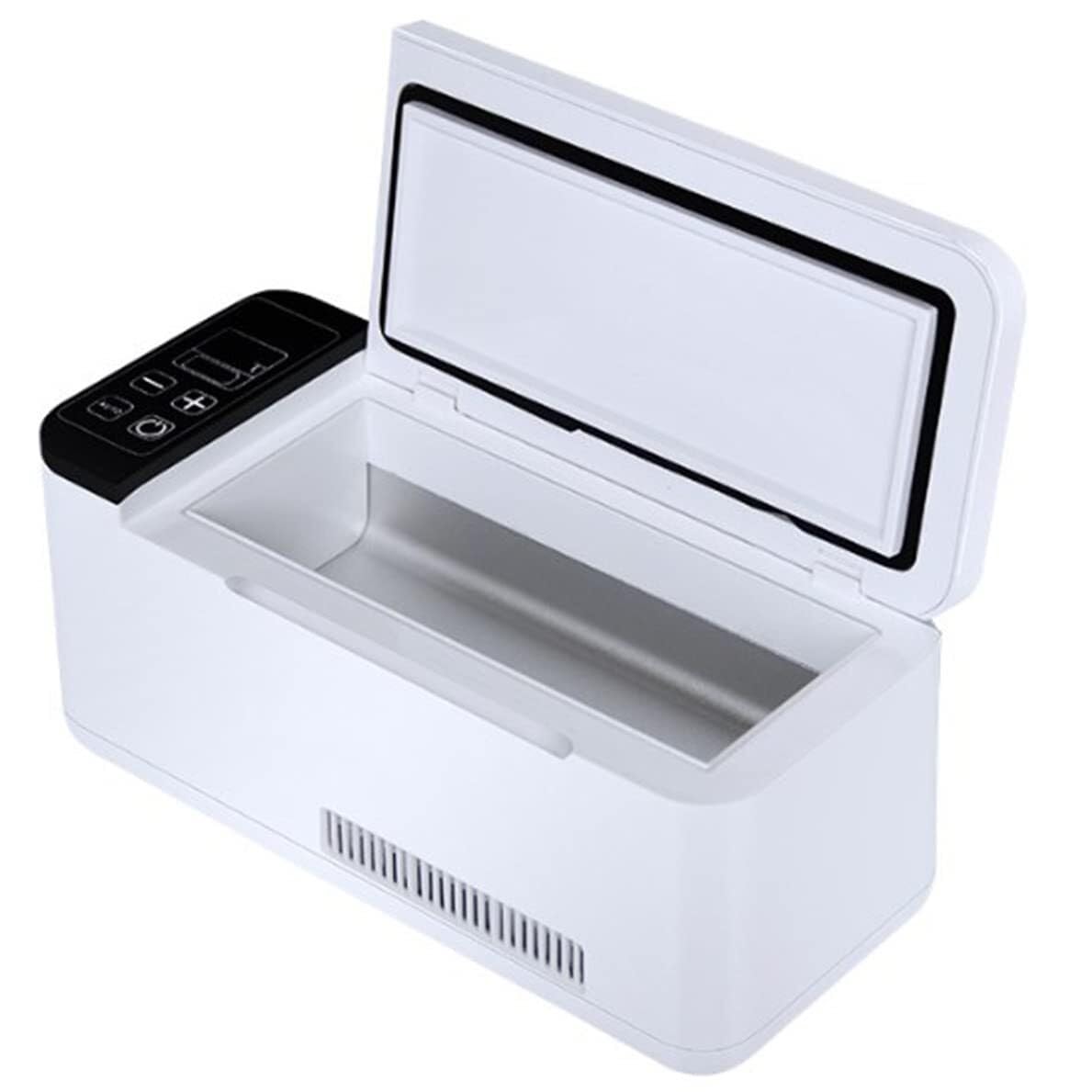 TRTDYFKH Portable Cold Storage Box, Medicine Reefer Container, For Keeping Diabetes Drug Constant Temperature Refrigerato(3*Battery)