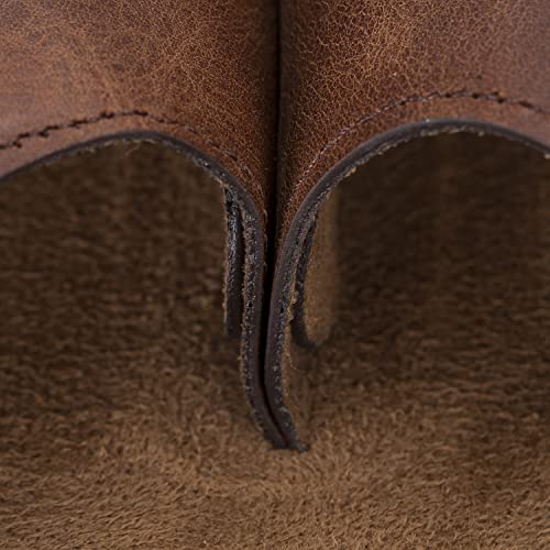 Hardiston Airpods Max Case, Genuine Leather Handmade, Protective Premium Leather Ear Cup Covers, Soft-Slim Travel Carrying Case, Compatible For Airpods Max (Brown) #TOP5