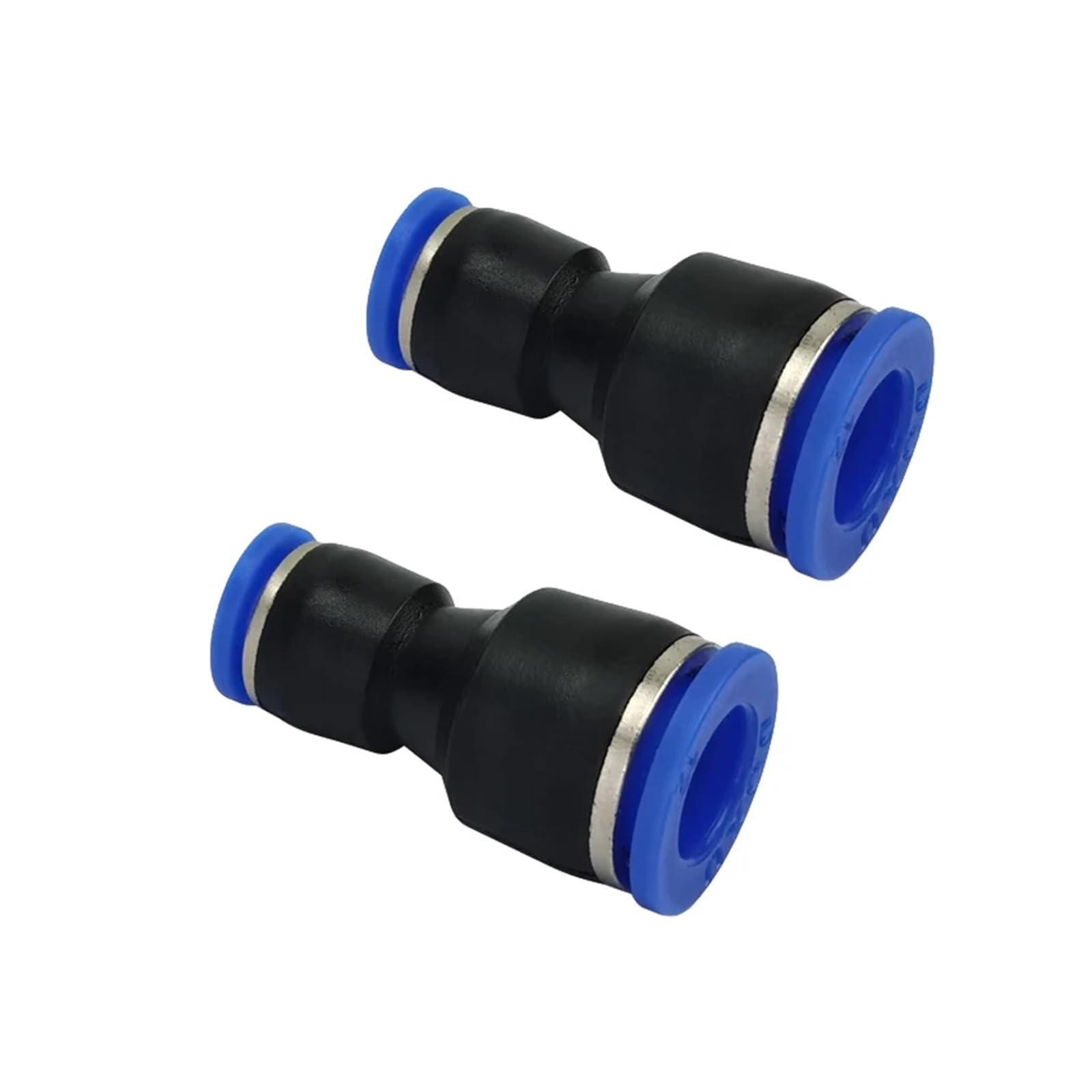 AARTERZZA 10PCS PG Series Pneumatic Fitting Reducing Tee Straight Through 4 to 12mm Hose Quick Couplings Air Connector(PG8-4 (10PCS))