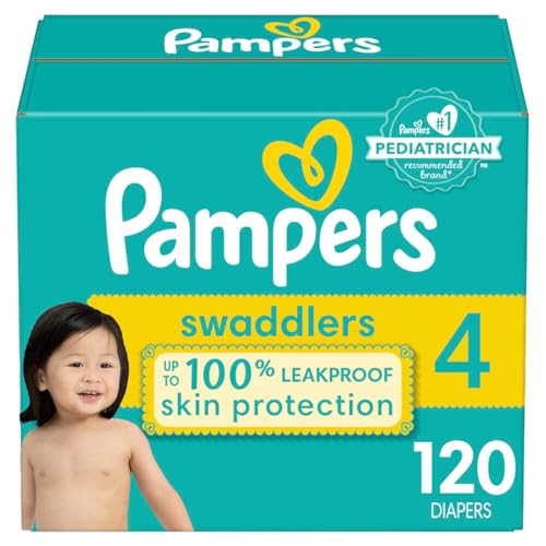 Pañales Y Toallitas Húmedas, Drugstore Pampers Swaddlers Pañales Etapa 4, con 120 Piezas