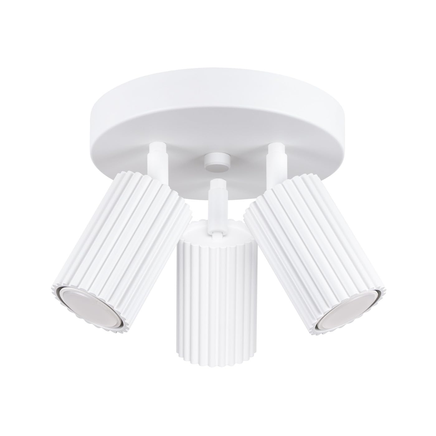 SOLLUX lighting Ceiling lamp KARBON 3P White