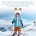 Ski Helmet Cover, Goat Style Knitted Snowboard Helmet Cover Helmet Accessories for Kids & Adults Winter Snow Sports