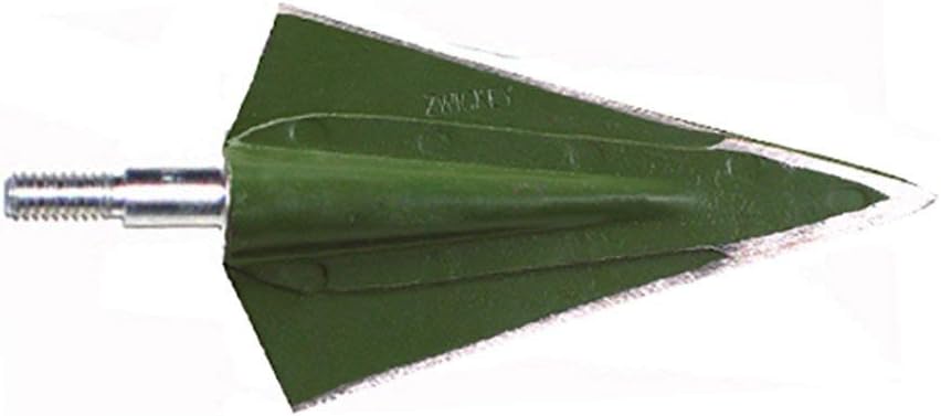 Zwickey Black Diamond Delta Broadhead - 170 Grain 2-Blade Arrow Tip For Hunting, 3-Pack