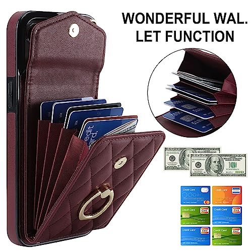 QLTYPRI Crossbody Wallet Case for iPhone 13 Pro Max - Image 2