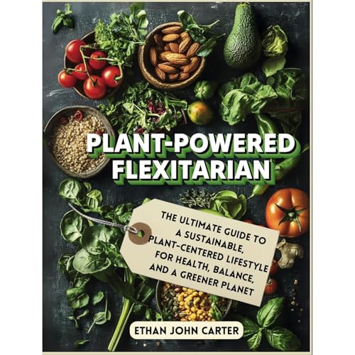 Plant-Powered Flexitarian Audiolibro Por Ethan John Carter arte de portada