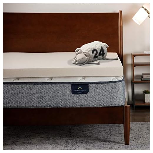 Serta CopperGel 3-in Memory Foam Mattress Topper, Twin XL