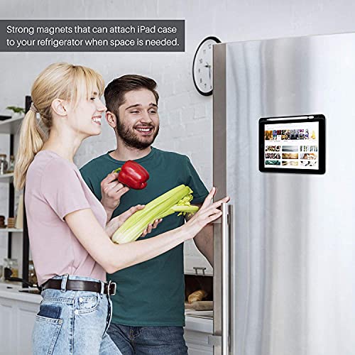 Roocase Sunset Case - Ipad 9.7 2018/2017 Leather Dual View Folio Case - Magnetic Detachable Case - Convenient Stand With Auto Sleep/Wake For Ipad 9.7 6Th Gen 2018/5Th Gen 2017, Black #TOP4