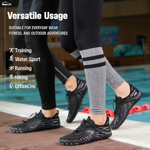 Hike Barefoot Shoes Womens Footwear,2025 New Barefoot Shoes for Women Mens,Healthy & Non-Slip Barefoot Vitality Shoe Women's Athletic Footwear,Wide Toe Box Water Shoe Swimming Hiking Walking2