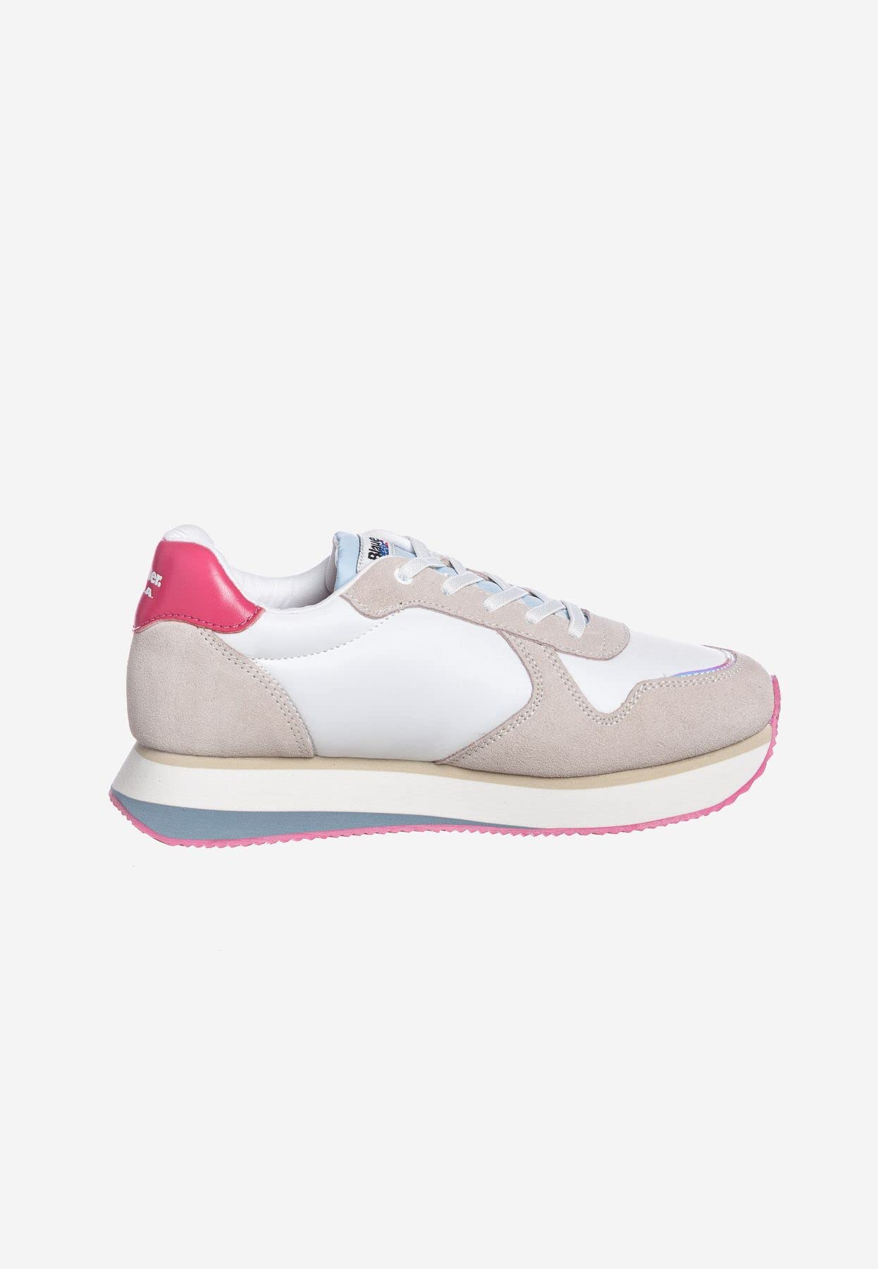 Blauer Sneakers Bimba Trilli 01 S3TRILLI01/NYL Bianche PE23 in Pelle Conn Lacci