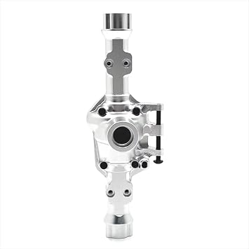 RC Car Upgrade Parts for WLtoys 104006 104010 104020 104026 rc Car Upgrade Modification Accessories Parts Metal Rear Axle ShellsSilver