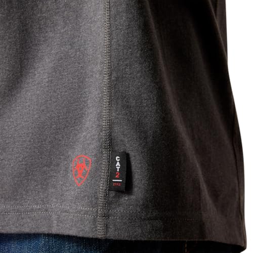 Image of ARIAT Men FR Air Lineman T-Shirt Charcoal Heather