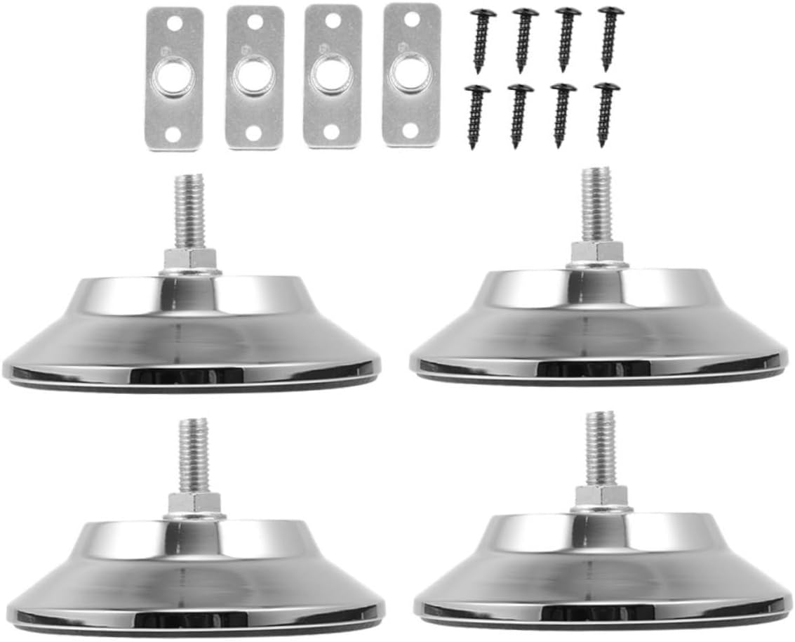 1Set Pool Table Foot Elevating Pads Table Leg Cushion with Slip Design for Stable Playing Surface and Floor Protection