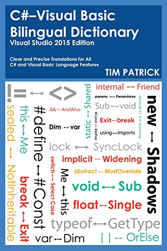 C#-Visual Basic Bilingual Dictionary: Visual Studio 2015 Edition view 2