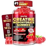 ZELKORE Creatine Monohydrate Gummies 6000mg for Men & Women, Sugar Free Creatine...