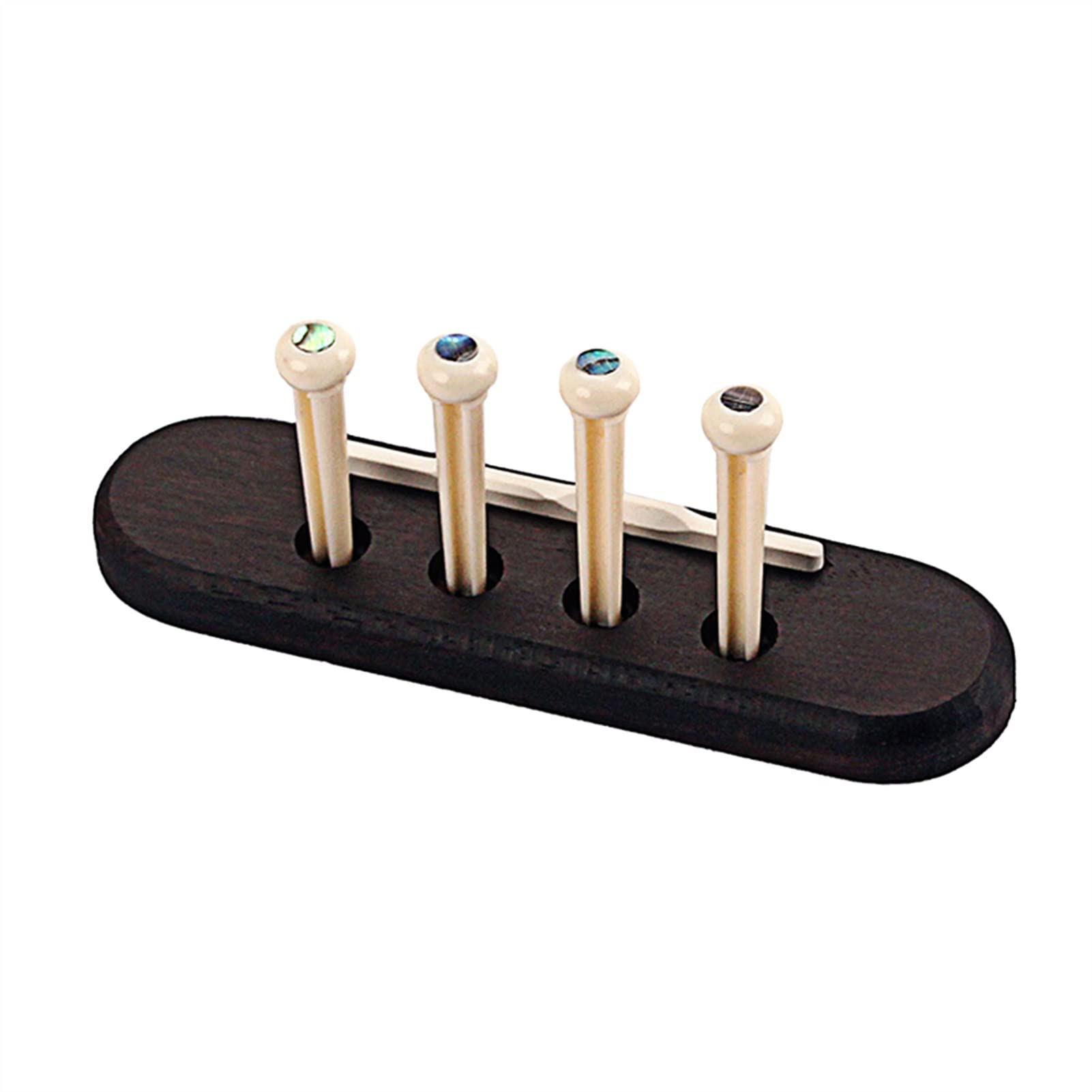 Parti di ricambio chitarra 1 Set Rosewood Guitar Bridge E 1 Sella 4 Net Ukulele Accessory Part