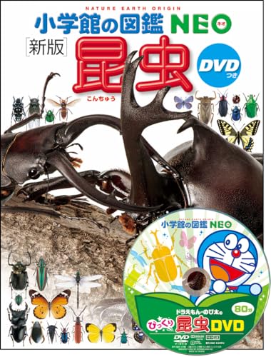 小学館の図鑑NEO 新版 昆虫 DVDつきの表紙