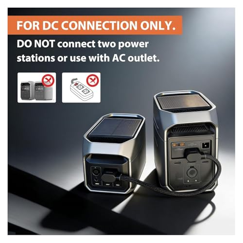 Cable XT150 de 1M soluciona distancia de batería para EcoFlow Delta 2 3