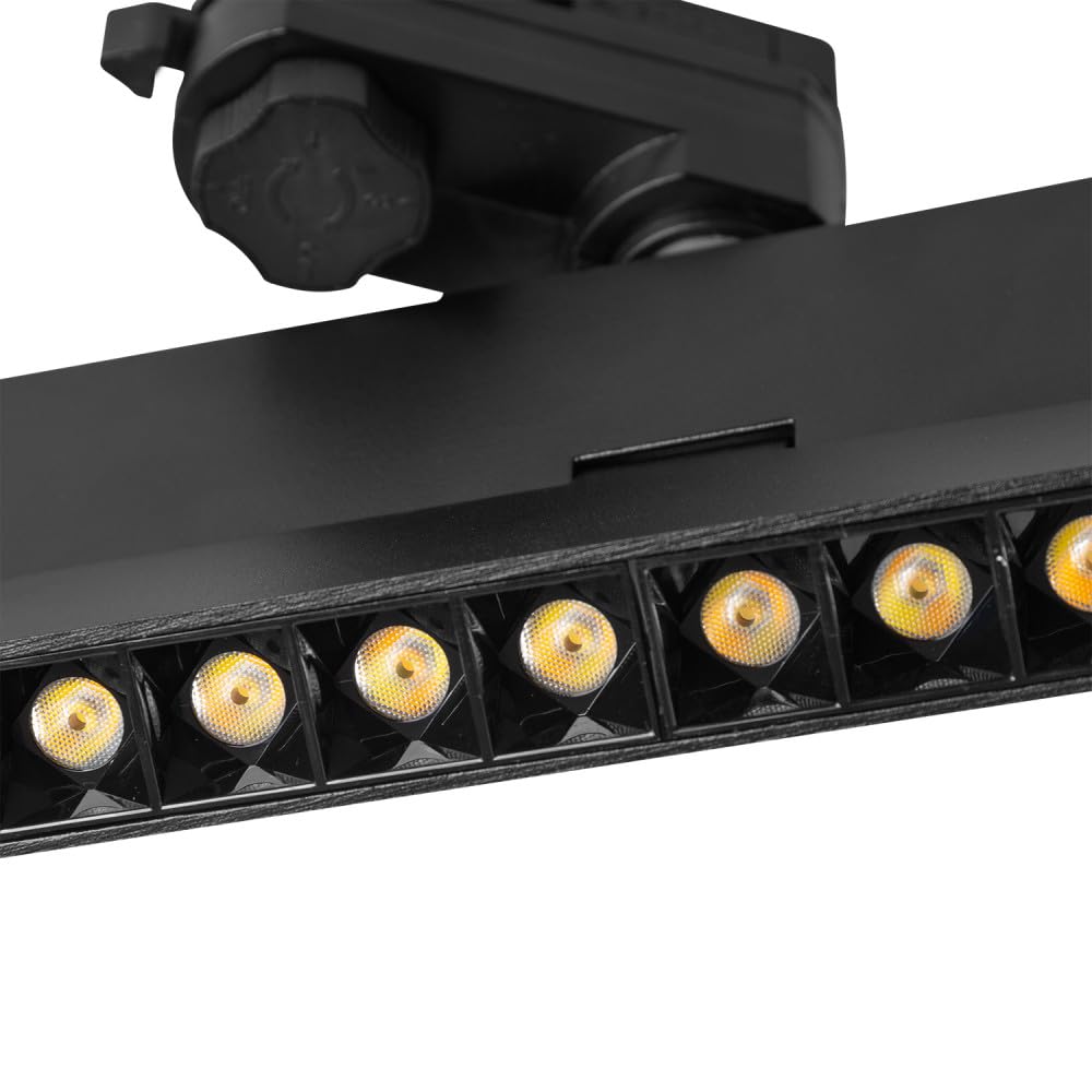 Luminaria Lineal de Carril LED Trifásico Epistar 5054 12W 1200Lm CCT (Tonalidad Luz Regulable) TRIAC [1916-TL-12W-3F-CCT] | Greenice