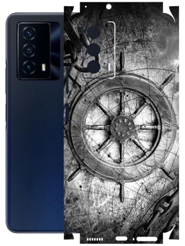 Image of AtOdds - Full Body Back Screen Guard Protector Film - Lamination Wrap Skin Sticker Compatible with IQOO Z5 | Scratchproof Matte Finish (Voyage)