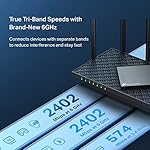 TP-Link AXE5400 Tri-Band WiFi 6E Router (Archer AXE75)- Gigabit Wireless Internet Router, ax Router for Gaming, VPN Router, OneMesh, WPA3, Black - Image 3