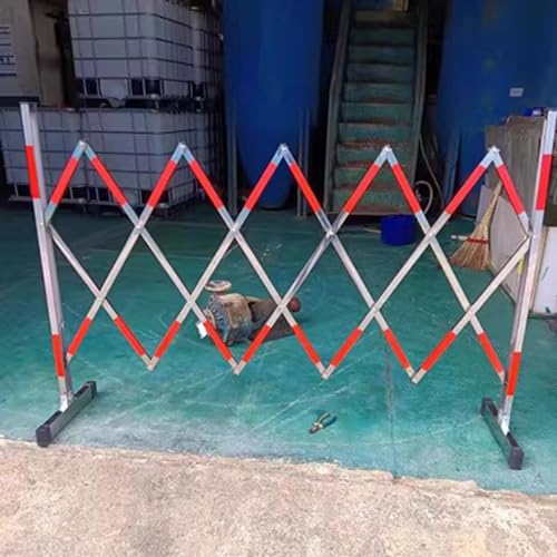 Barrière mobile extensible à roues pour allée et contrôle du trafic industriel