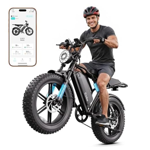 TS TST GRP LLC Electric Bike for Adults, Peak 1500W Motor Retro Ebike, Range 65Miles, 48V 15Ah Removable Battery, 20"x4" Fat Tires, Full Suspension, Off-Road E Bike for City Commuting