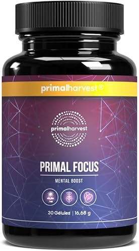 Miniatura 2 de Primal Harvest Mind Fuel & Suplementos de glicinato de magnesio para mujeres y hombres, paquete de píldoras de refuerzo cerebral de magnesio y