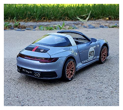 Scale Model Vehicles For Porsche Targa Convertible Sports Car Alloy Car Model Pull Back Sound And Light Racing 1:32 Sophisticated Gift Choice (Color : 1) #TOP5