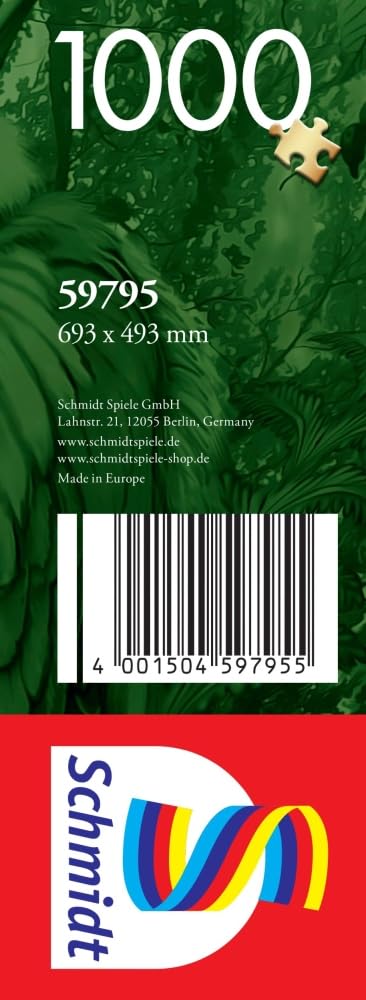 Schmidt Spiele - 58869 - Jeu de couleurs des colibris - Puzzle de 1000 pièces - Multicolore
