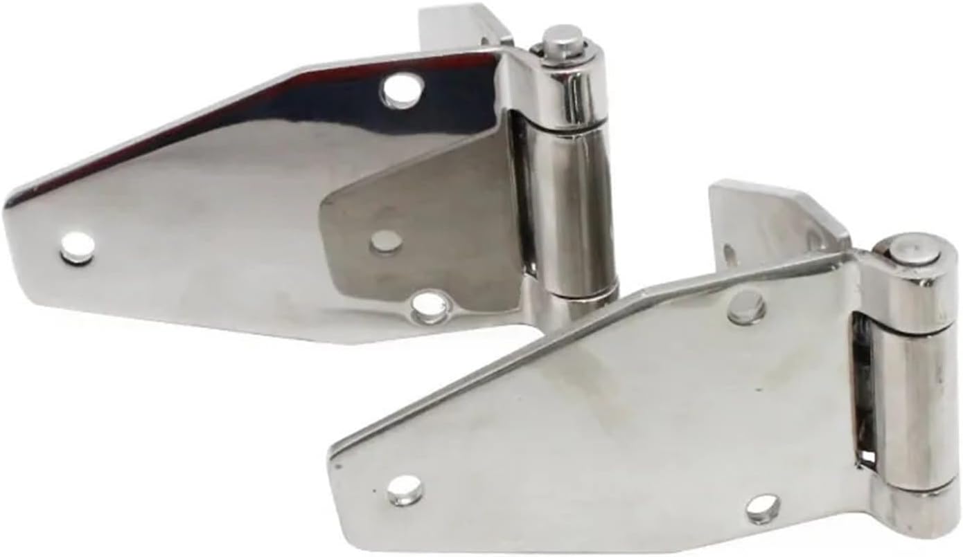 304 Stainless Steel Heavy Duty Door Hinges with Bearings Industrial Electric Cabinet 1Pcs(150x65x4mm)