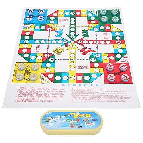 Kids Flying Ch Plastic G with Oval Box Parent Family Party Board Game miniatura 1