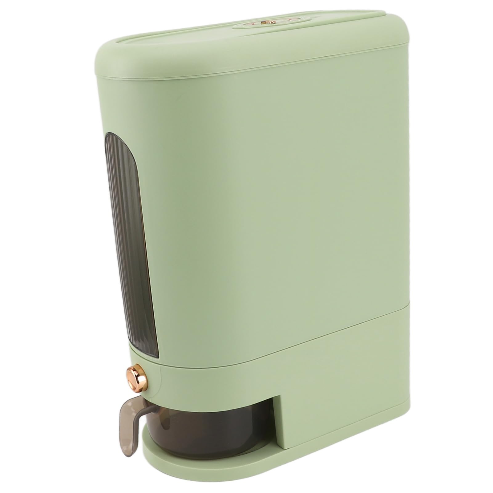 Dispensador de Arroz de Almacenamiento de Arroz PP, Contenedor de Contenedores de Dispensador de , Contenedor de Alimentos Secos Multipropósito con Tapa Hermética, Ventana Visible, Resistente a la