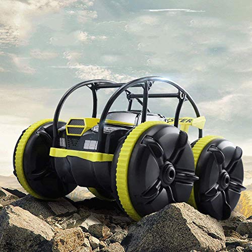 YLJYJ Remote Control Vehicles,4WD Remote Control Electric RC Car Leather Seat Inflatable Tire