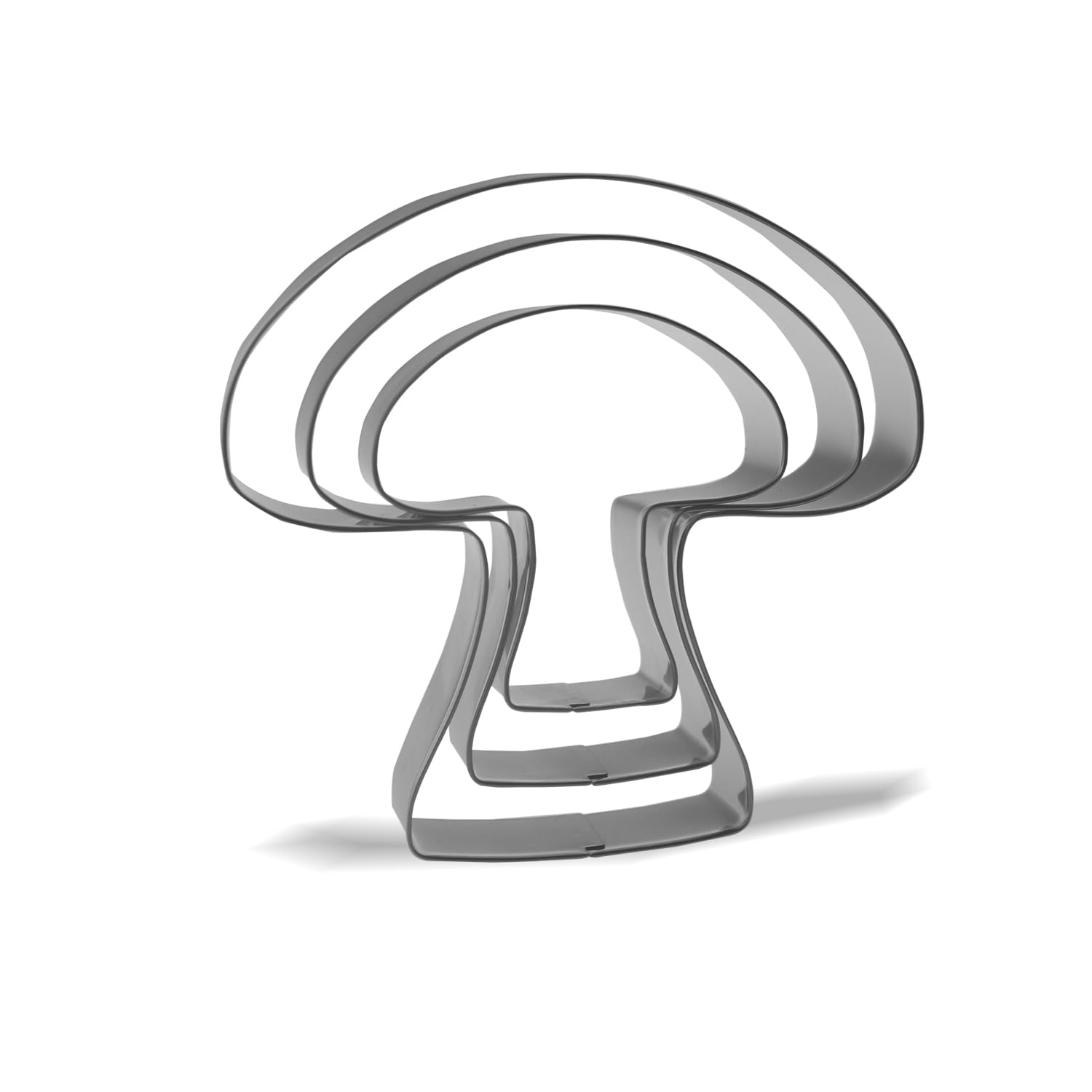 Emporte-pièces champignon Keewah en acier inoxydable, lot de 3 tailles